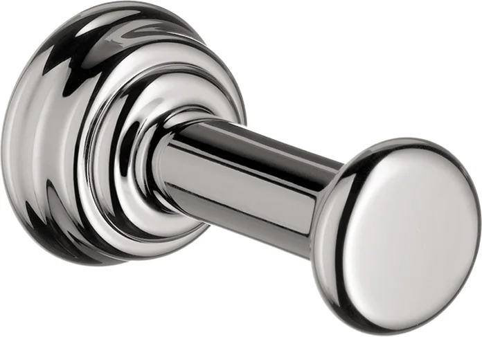 Hansgrohe AXOR Montreux Handtuchhaken, Chrom, Wandmontage mit verdeckter Befestigung, Durchmesser Bohrloch 6 mm