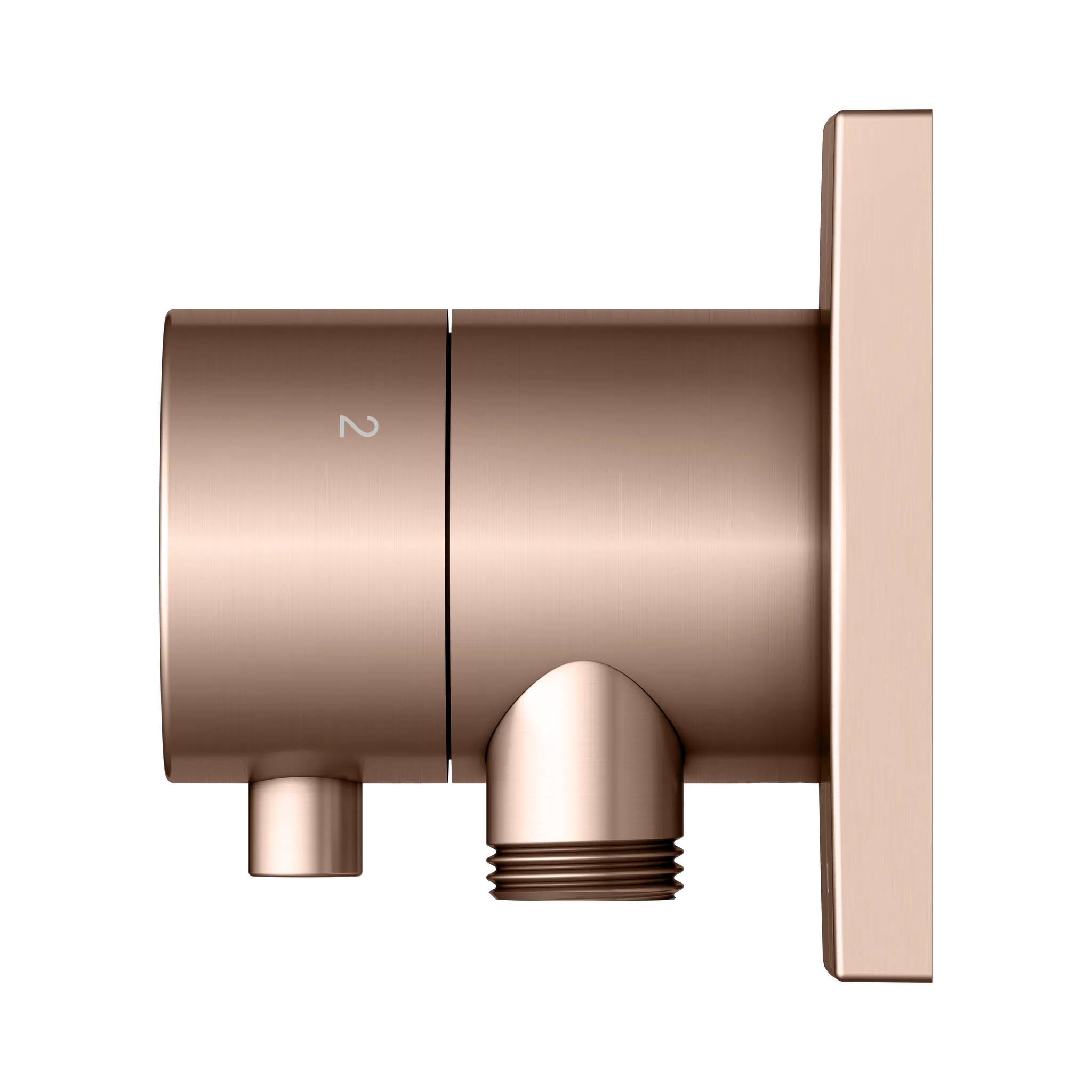 IXMO 3-Wege Ab- u. Umstellventil UP IXMO Comfort, eckig Rotgold gebürstet IXMO 3-Wege Ab- u. Umstellventil UP IXMO Comfort, eckig Rotgold gebürstet