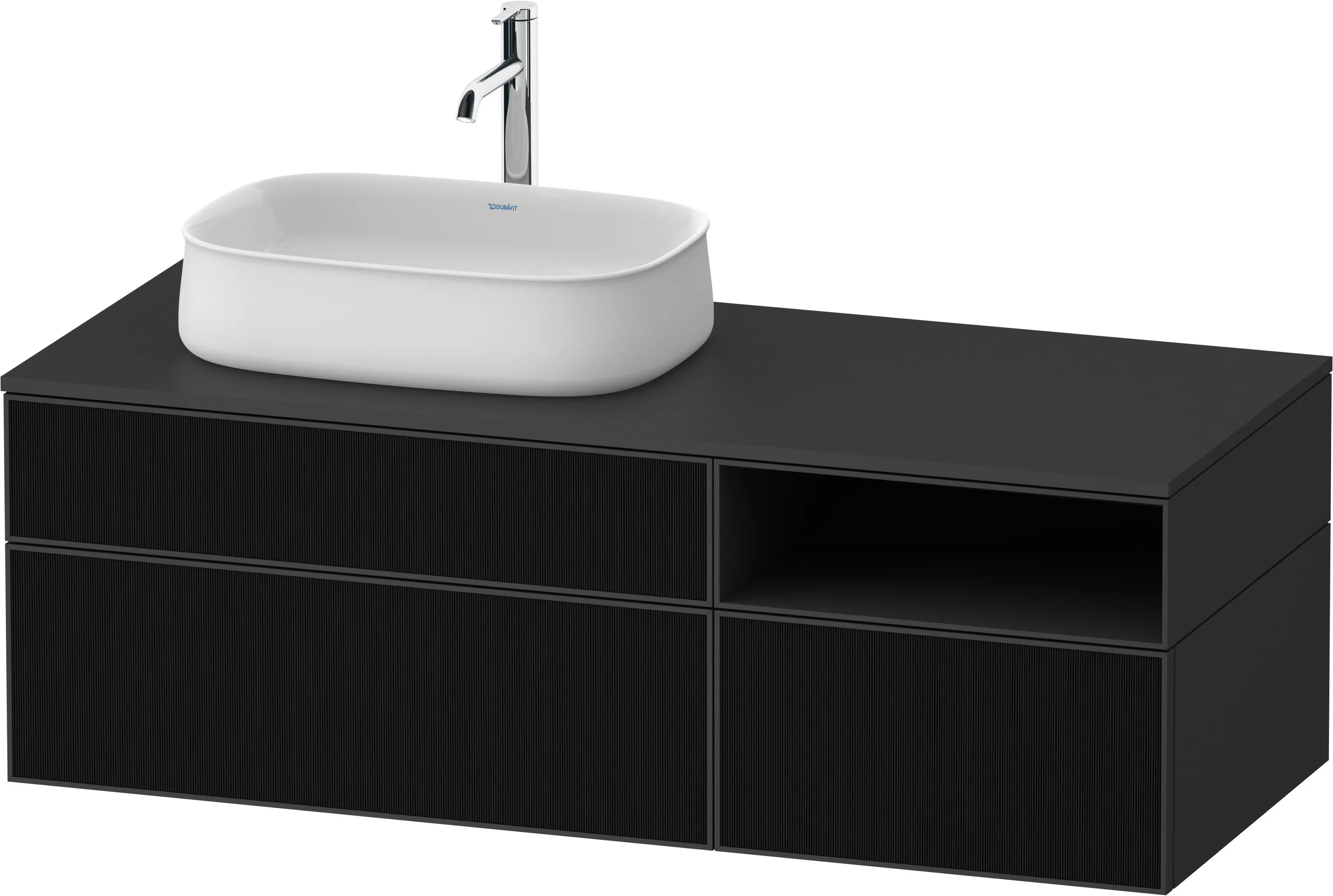 Duravit Waschtischunterschrank wandhängend „Zencha“ 130 × 44,2 × 55 cm Duravit Waschtischunterschrank wandhängend „Zencha“ 130 × 44,2 × 55 cm