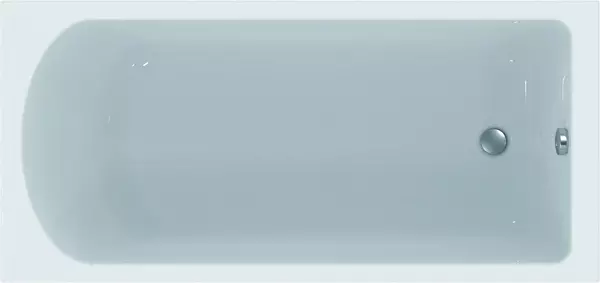 Badundu Badewanne rechteck 1700 × 800 mm, Fußablauf Badundu Badewanne rechteck 1700 × 800 mm, Fußablauf