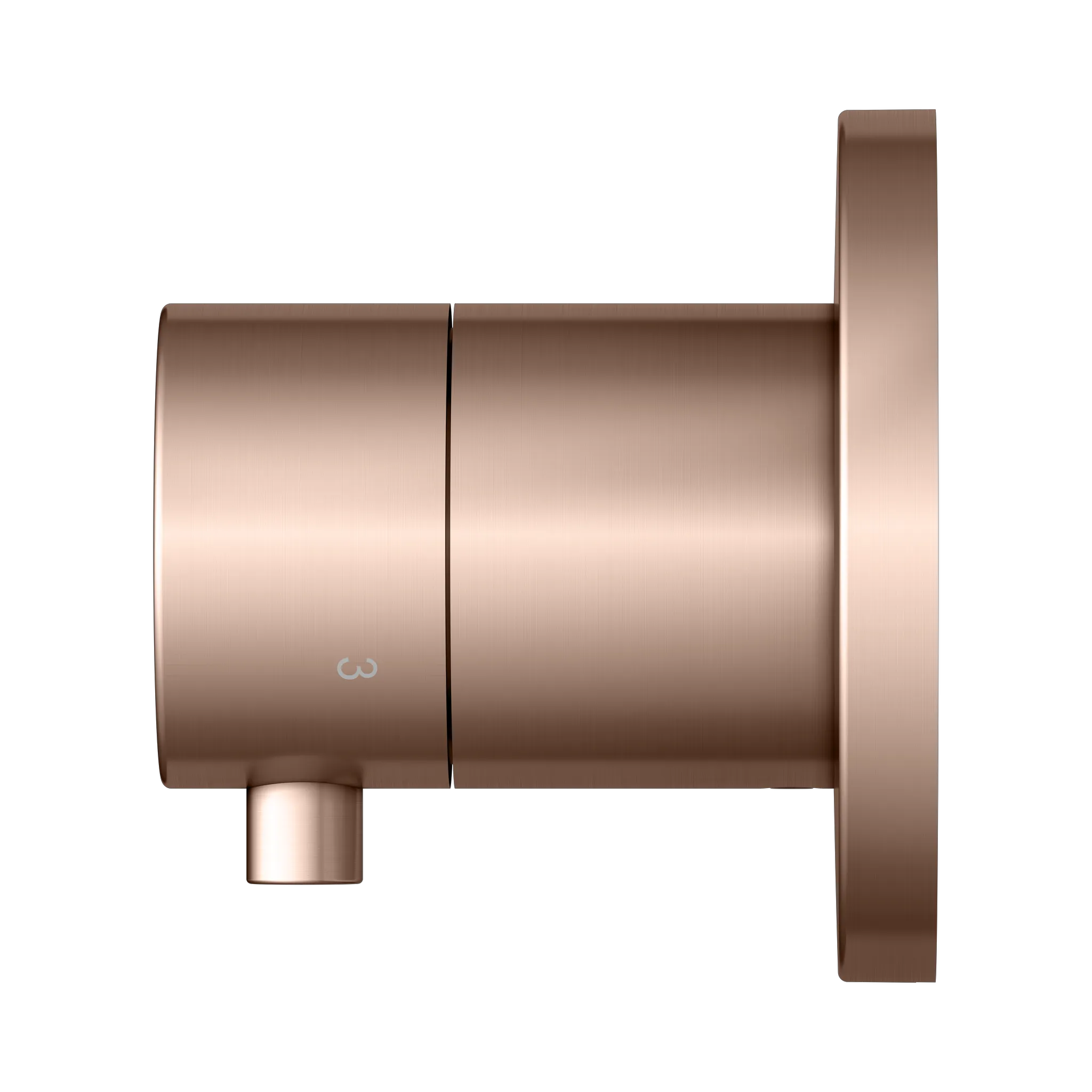 IXMO 3-Wege Umstellventil UP DN15 Rotgold gebürstet IXMO 3-Wege Umstellventil UP DN15 Rotgold gebürstet