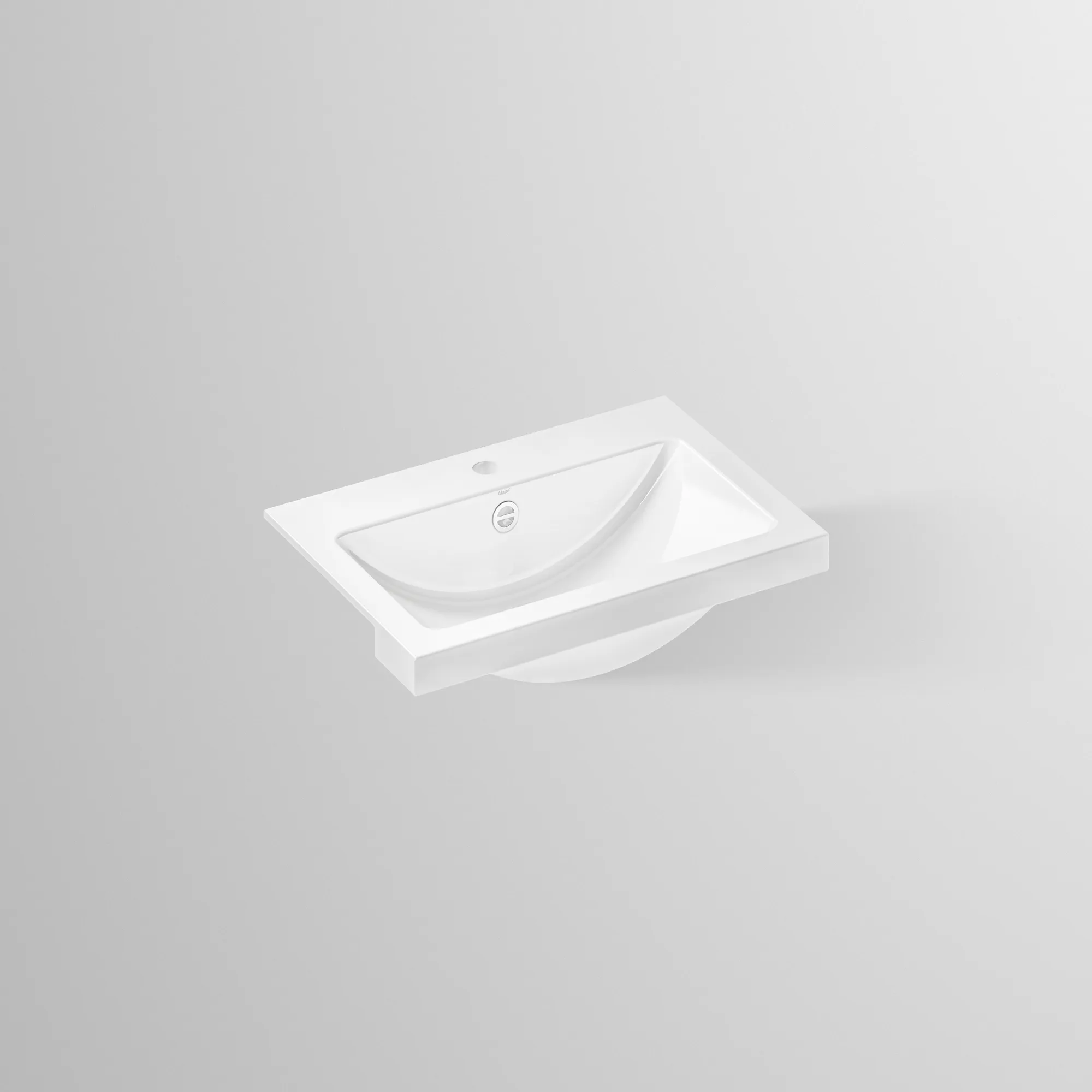 Waschbecken „R-Serie“ 585 × 135 mm, Hahnlochposition mittig mit ProShield Waschbecken „R-Serie“ 585 × 135 mm, Hahnlochposition mittig mit ProShield