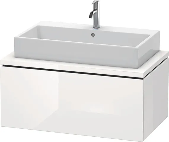 Duravit Waschtischunterschrank wandhängend „L-Cube“ 92 × 40 × 54,7 cm Weiß Hochglanz Duravit Waschtischunterschrank wandhängend „L-Cube“ 92 × 40 × 54,7 cm Weiß Hochglanz