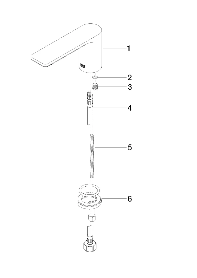 DO Waschtisch-Stand-Auslauf ohne Ablaufgarnitur Lisse 13700845 chrom DO Waschtisch-Stand-Auslauf ohne Ablaufgarnitur Lisse 13700845 chrom