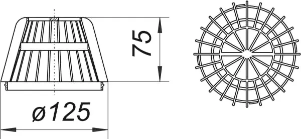 Kies-/Laubfangkorb S 10