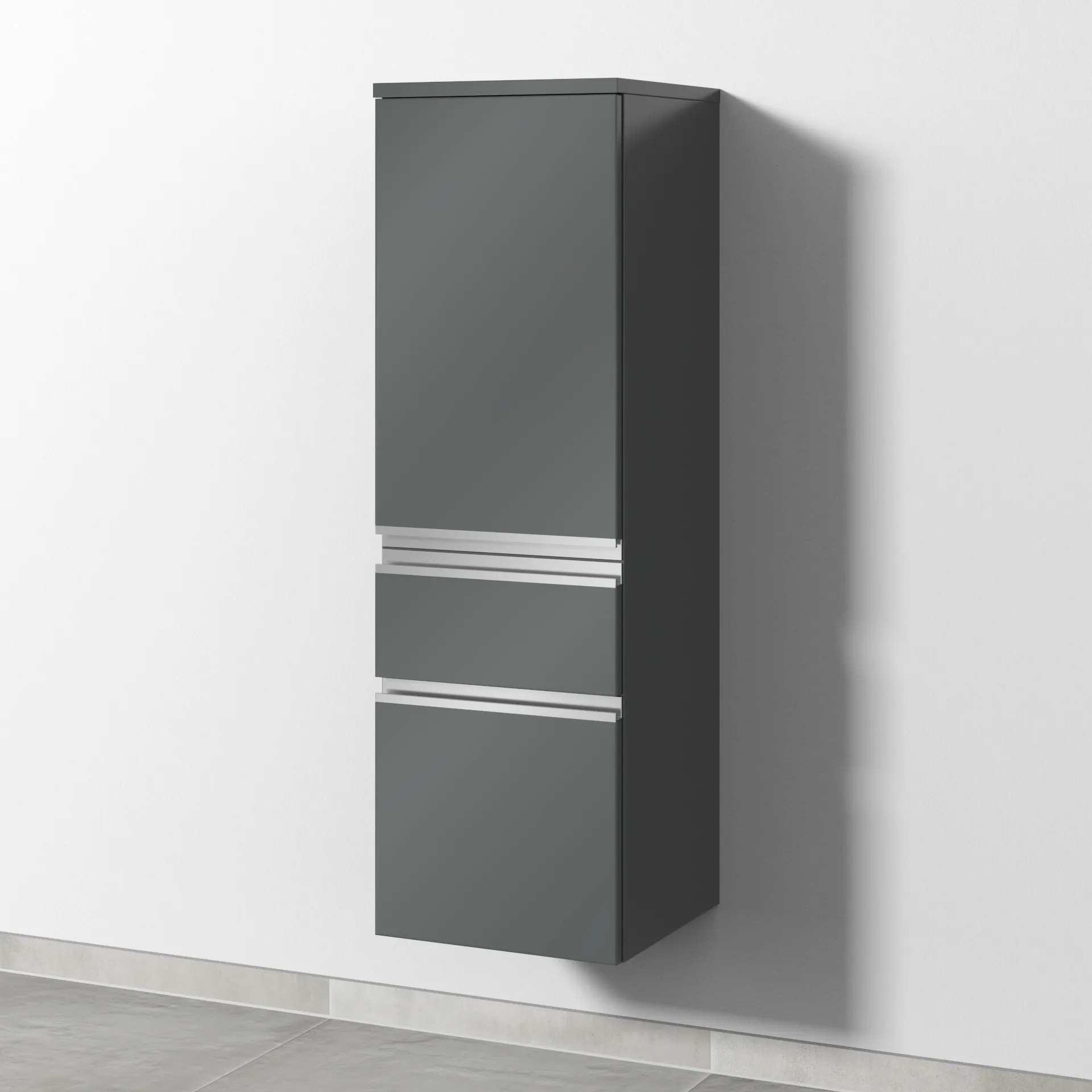 Sanipa Mittelschrank „2morrow“ 350 × 1105 × 350 mm in Anthrazit (glanz) Sanipa Mittelschrank „2morrow“ 350 × 1105 × 350 mm in Anthrazit (glanz)