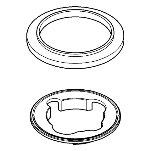 Grundplatte 48052, Durchmesser 49,5 mm Grundplatte 48052, Durchmesser 49,5 mm