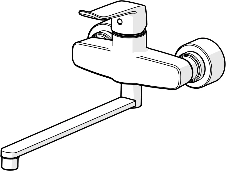 HansaCLINICA Waschtischarmatur Hansaclinica 2018 Einhebelmischer DN15 Chrom