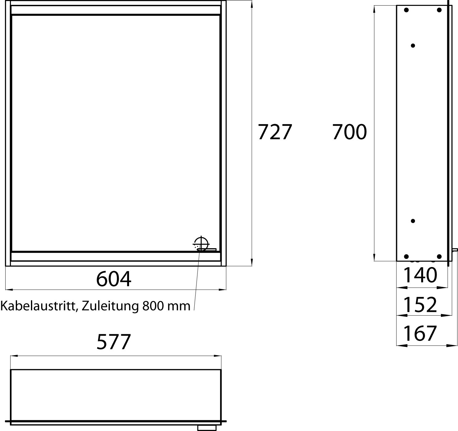 emco Spiegelschrank „prime 2“ Facelift 60,4 × 73 × 16,7 cm