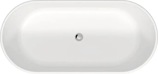 Duravit Badewanne „D-Neo“ freistehend oval 1600 × 750 mm, Mittelablauf ohne Überlauf, in Weiß (matt) Duravit Badewanne „D-Neo“ freistehend oval 1600 × 750 mm, Mittelablauf ohne Überlauf, in Weiß (matt)