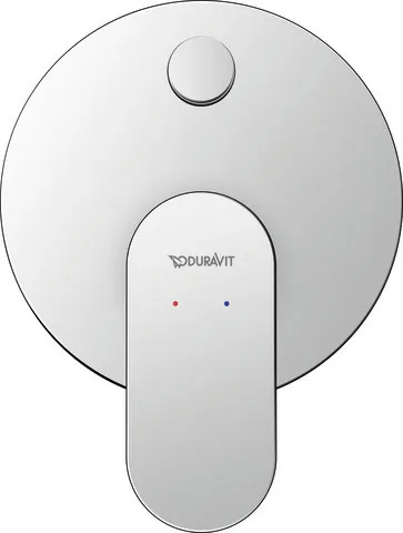 Duravit Zweihand-Unterputz-Armatur „Wave“ in Chrom Duravit Zweihand-Unterputz-Armatur „Wave“ in Chrom