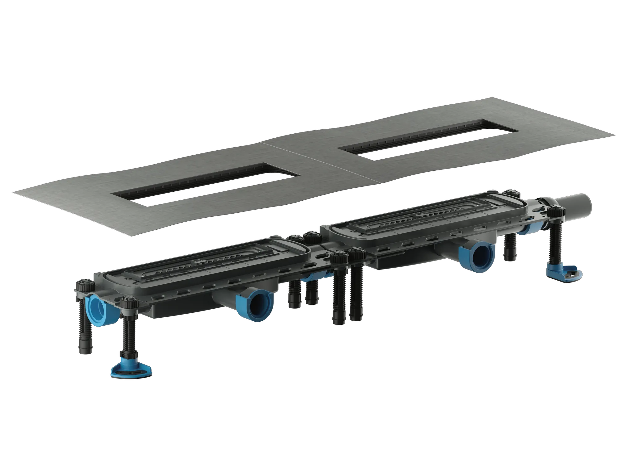 Ablaufgehäuse DallFlex 2.0 Duo Plan, DN 40