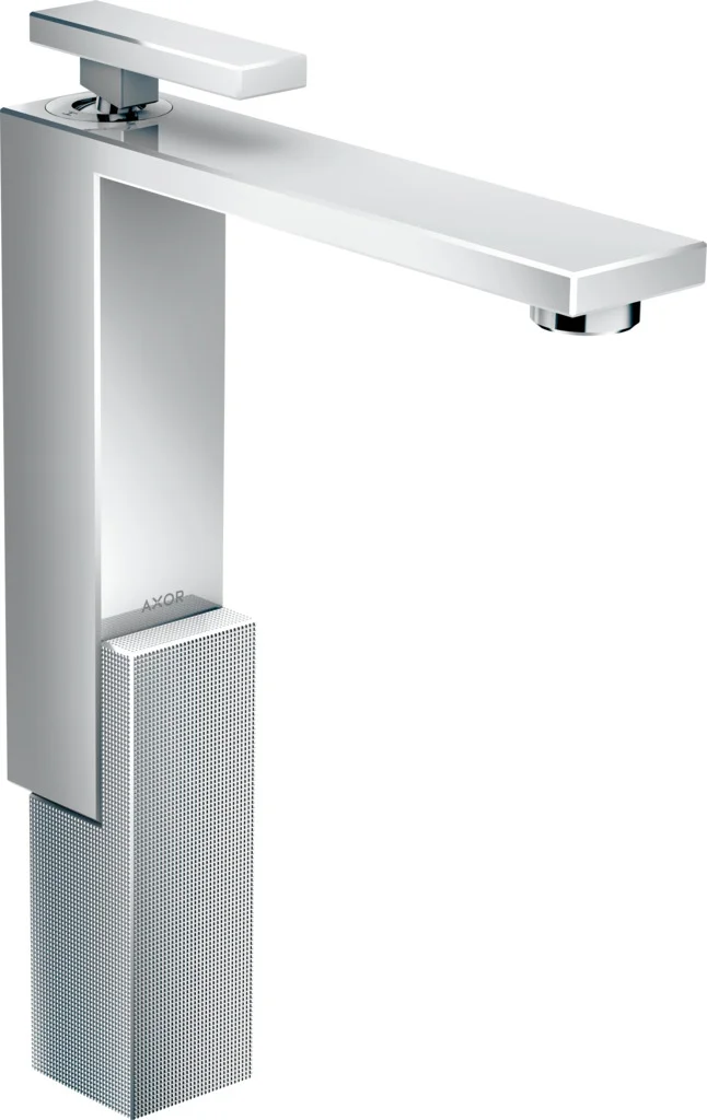 Hansgrohe AXOR Edge Einhebel-Waschtischmischer 280, Diamantschliff chrom, Ausladung 180 mm, Auslaufhöhe 282 mm Hansgrohe AXOR Edge Einhebel-Waschtischmischer 280, Diamantschliff chrom, Ausladung 180 mm, Auslaufhöhe 282 mm