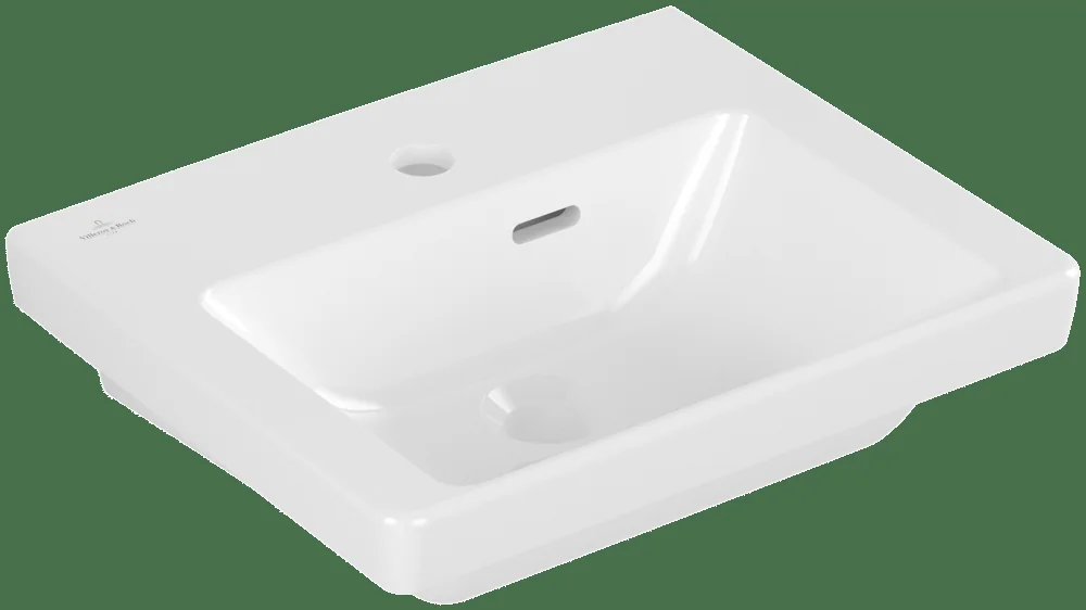 Villeroy & Boch Subway 3.0 Handwaschbecken 450x370mm Rechteck 1HL. m. ÜL. Weiß Alpin Villeroy & Boch Subway 3.0 Handwaschbecken 450x370mm Rechteck 1HL. m. ÜL. Weiß Alpin