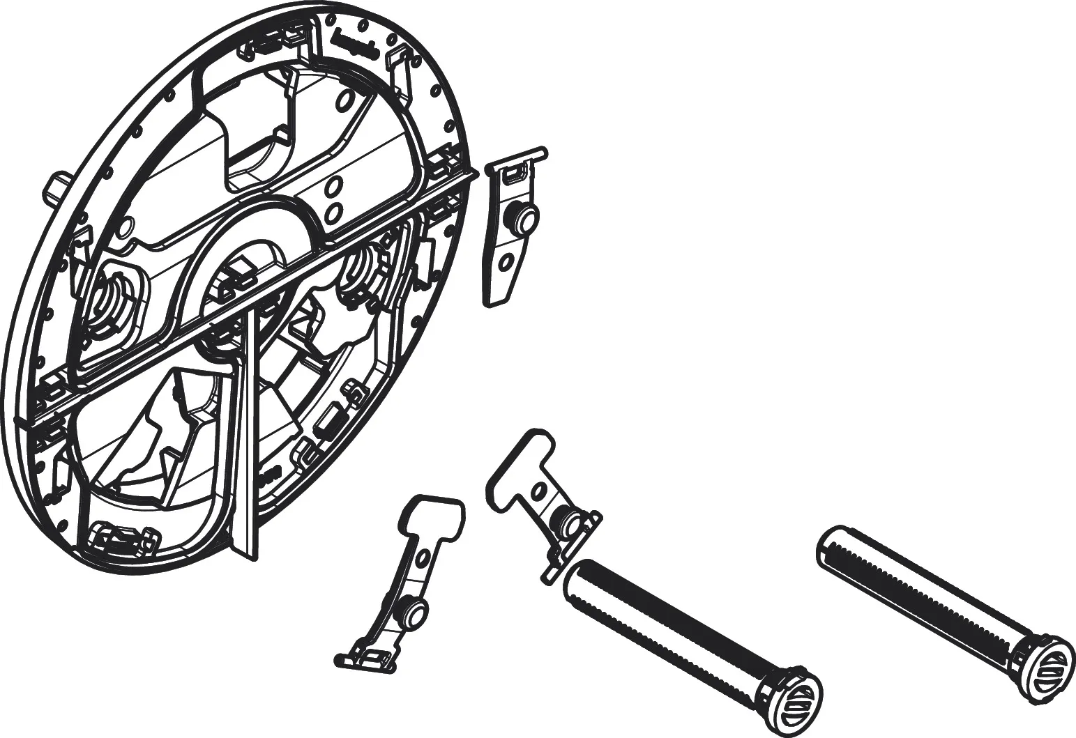 Hansgrohe ShowerSelect Trägerrosette S DuoTurn Mischer inkl. Stopfen Hansgrohe ShowerSelect Trägerrosette S DuoTurn Mischer inkl. Stopfen
