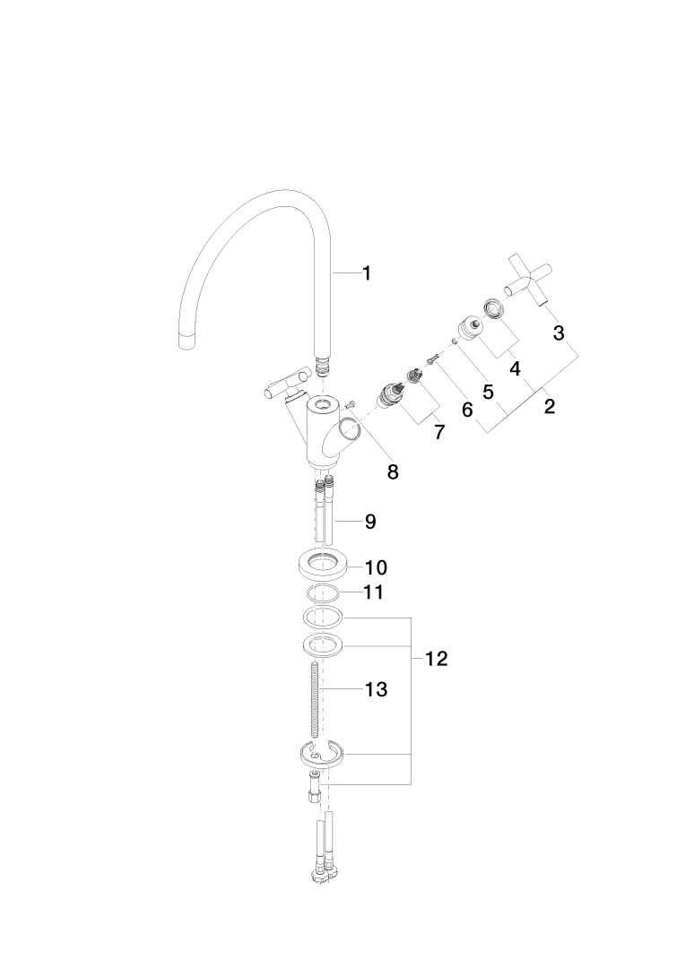 Dornbracht Tara Einlochbatterie Chrom Dornbracht Tara Einlochbatterie Chrom