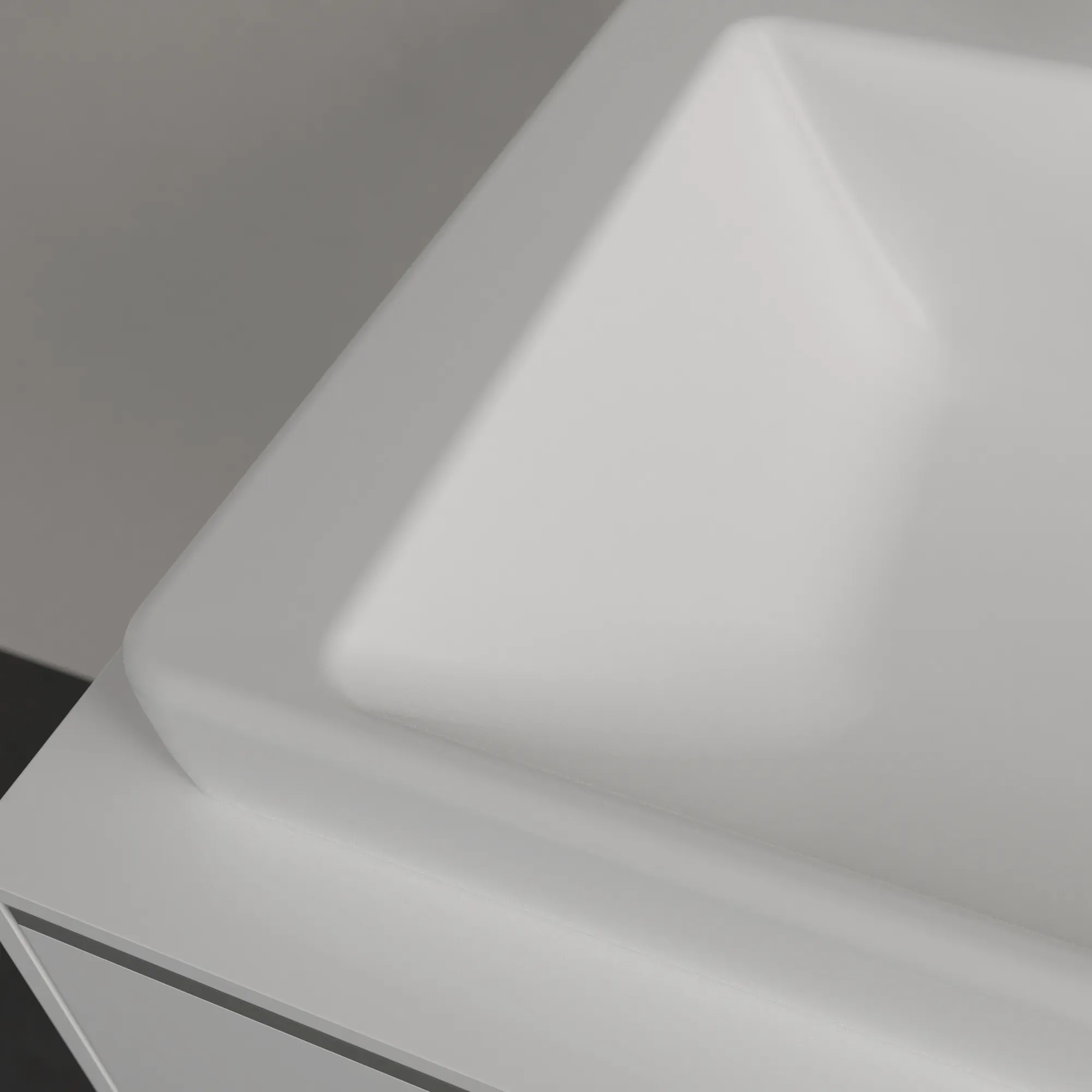 Villeroy & Boch Schrankwaschtisch Subway 3.0 4A706L, Stone White CeramicPlus, 600x470x165mm, TitanCeram, matt, Wandmontage Villeroy & Boch Schrankwaschtisch Subway 3.0 4A706L, Stone White CeramicPlus, 600x470x165mm, TitanCeram, matt, Wandmontage