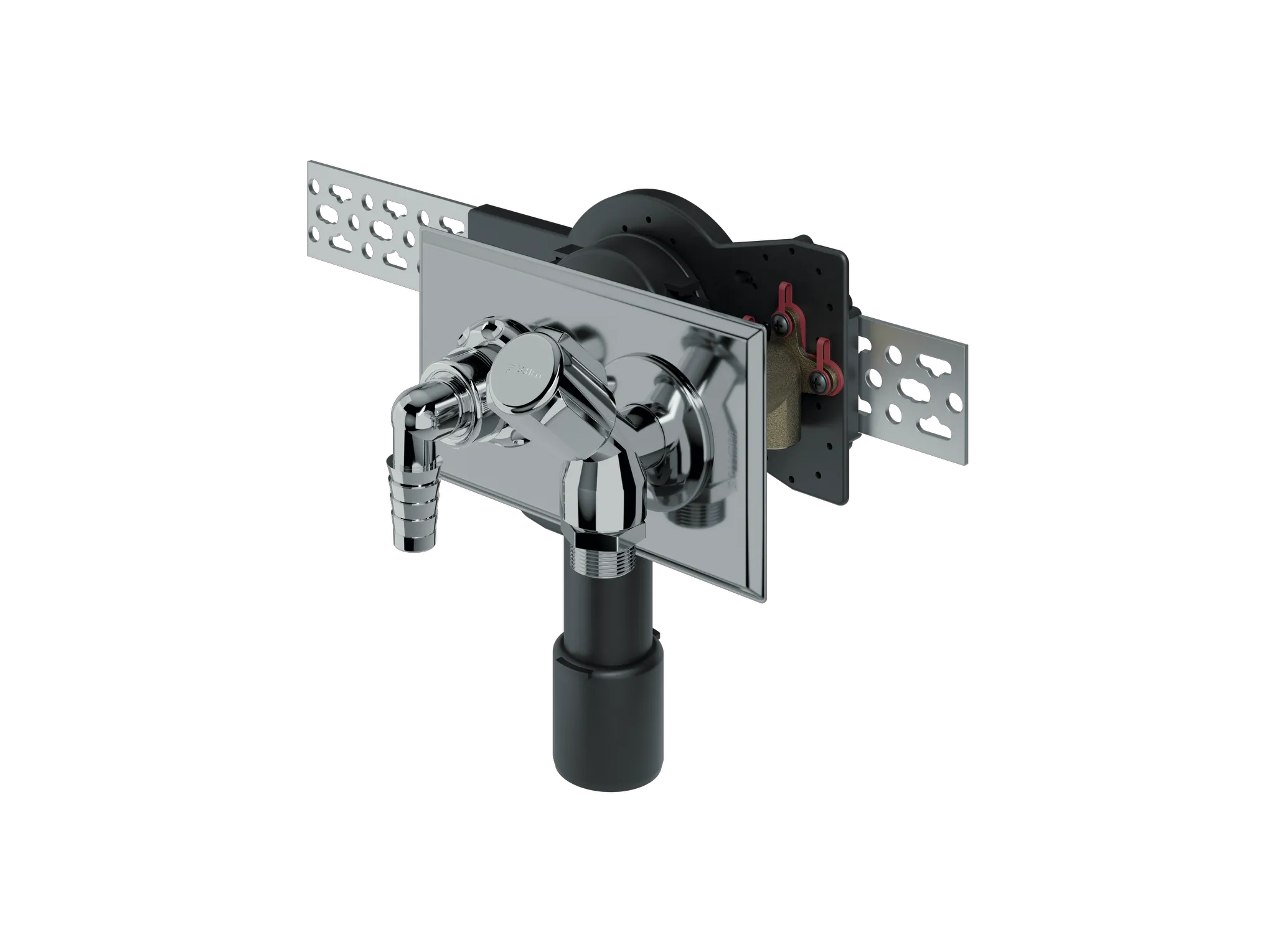 Wandeinbau-Waschgeräte-Siphon 406, DN 40/DN 50