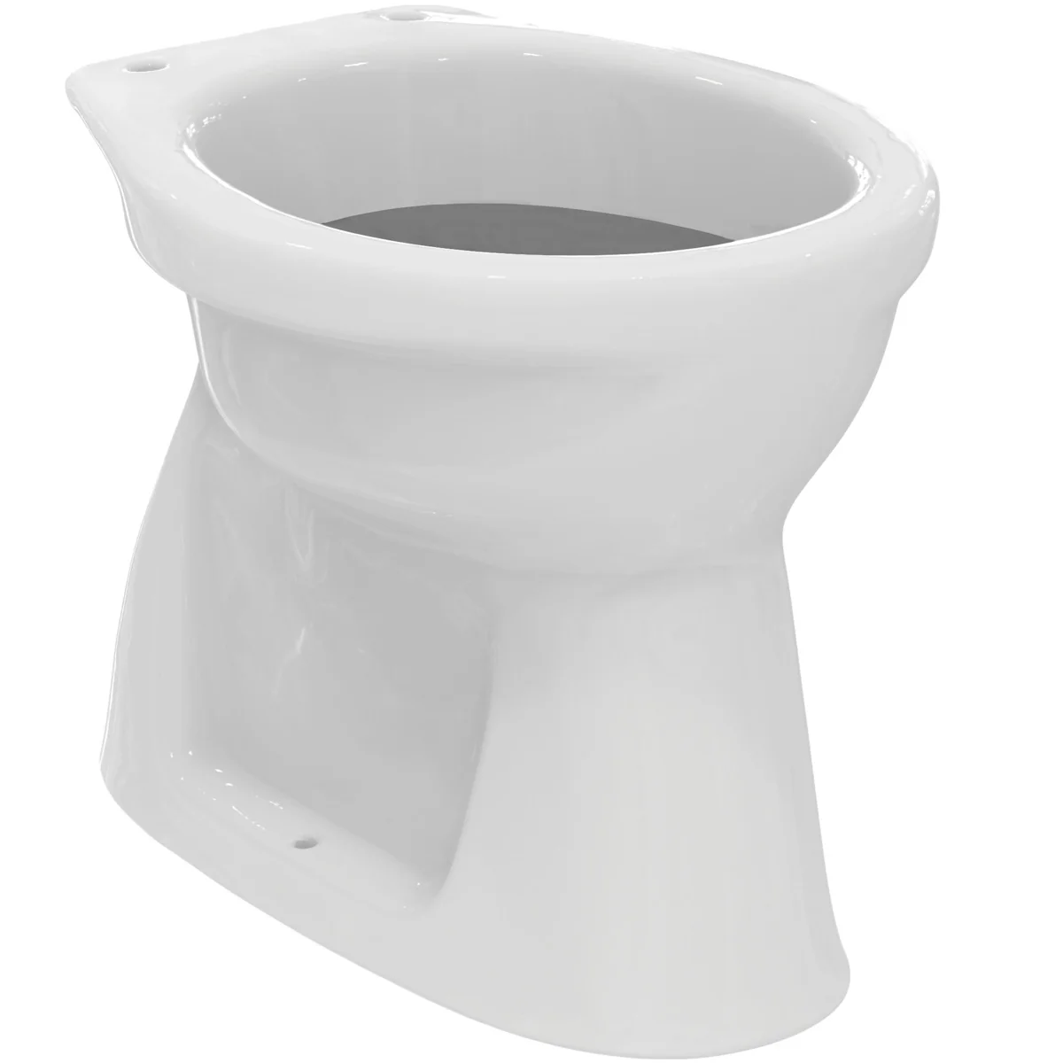 Ideal Standard Eurovit Standflachspül-WC, vertikaler Ablauf, weiß