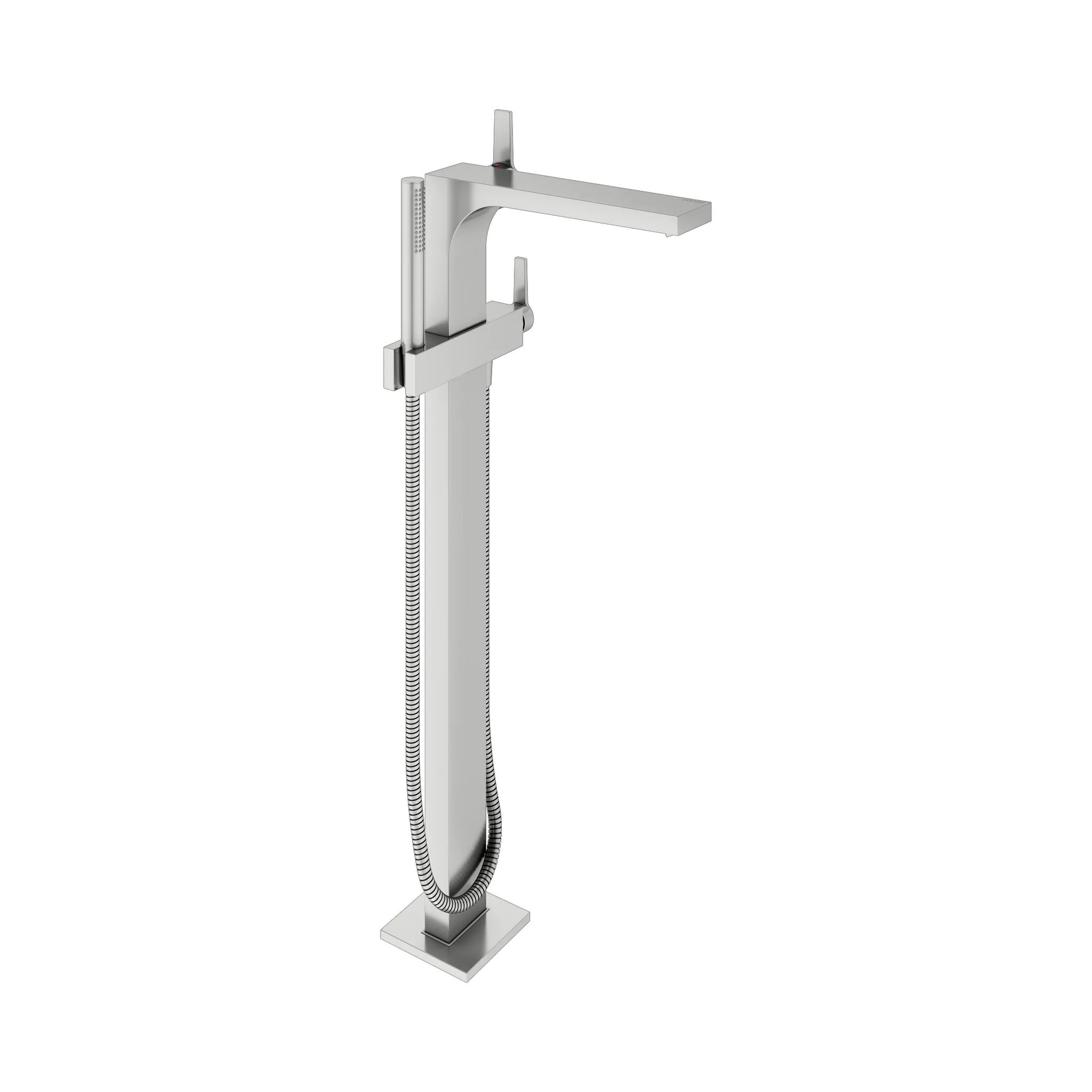 KEUCO EDITION 11 Einhebel-Wannenmischer bodenstehend Edelstahl-finish