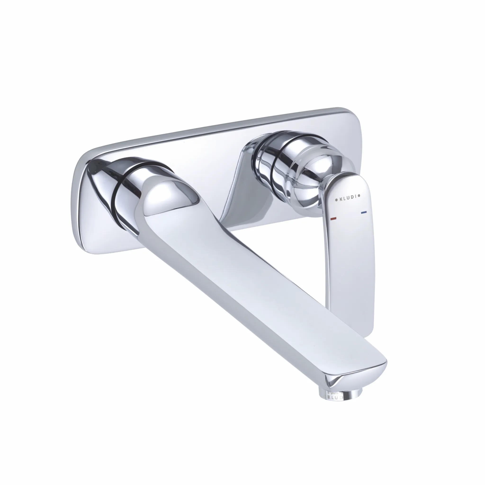 Kludi BALANCE 2-Loch-Waschtisch-Einhandmischer chrom, Ausladung 230 mm, DN 15, Wandmontage Kludi BALANCE 2-Loch-Waschtisch-Einhandmischer chrom, Ausladung 230 mm, DN 15, Wandmontage