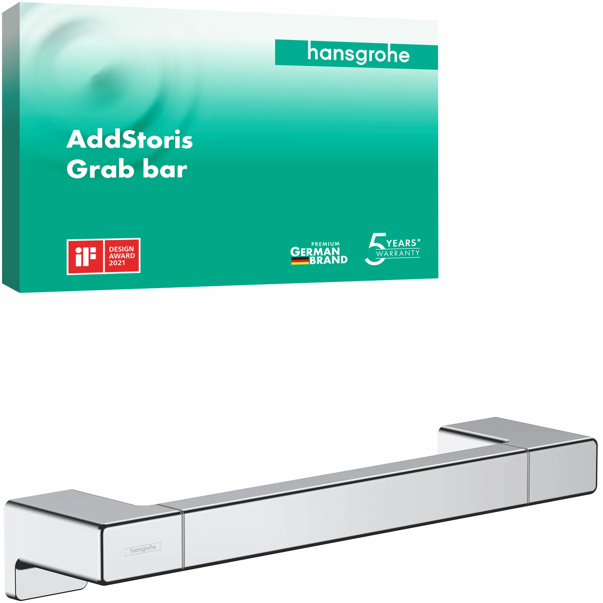 Hansgrohe AddStoris Q Haltestange, Chrom Hansgrohe AddStoris Q Haltestange, Chrom