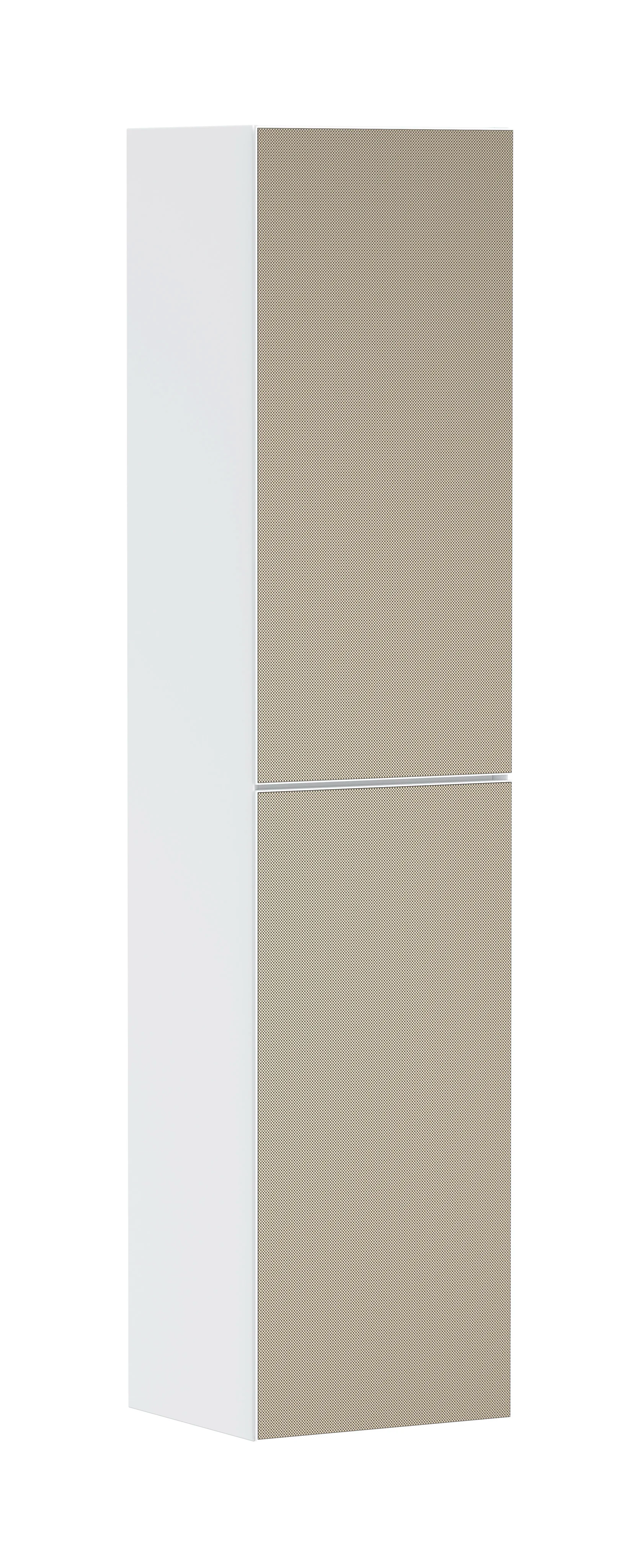 Hansgrohe Xevolos E Hochschrank Mattweiß 400/360 mm, Türanschlag links, Bronze Struktur Front Hansgrohe Xevolos E Hochschrank Mattweiß 400/360 mm, Türanschlag links, Bronze Struktur Front