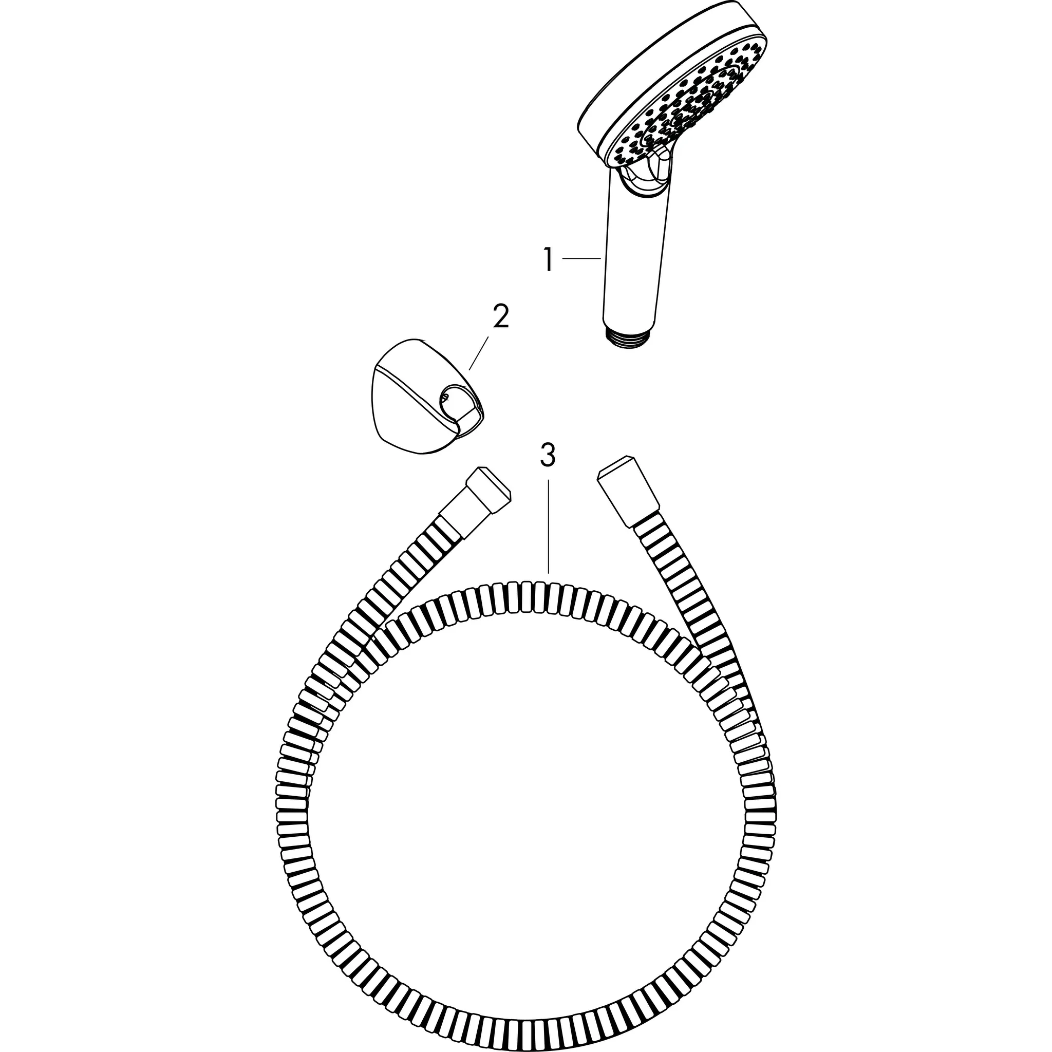 Hansgrohe Vernis Blend Brausehalterset 100 Vario EcoSmart, Chrom Hansgrohe Vernis Blend Brausehalterset 100 Vario EcoSmart, Chrom