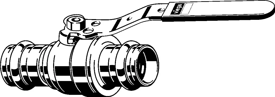 „Profipress“ Kugelhahn DN 25 | ⌀ 28 mm „Profipress“ Kugelhahn DN 25 | ⌀ 28 mm