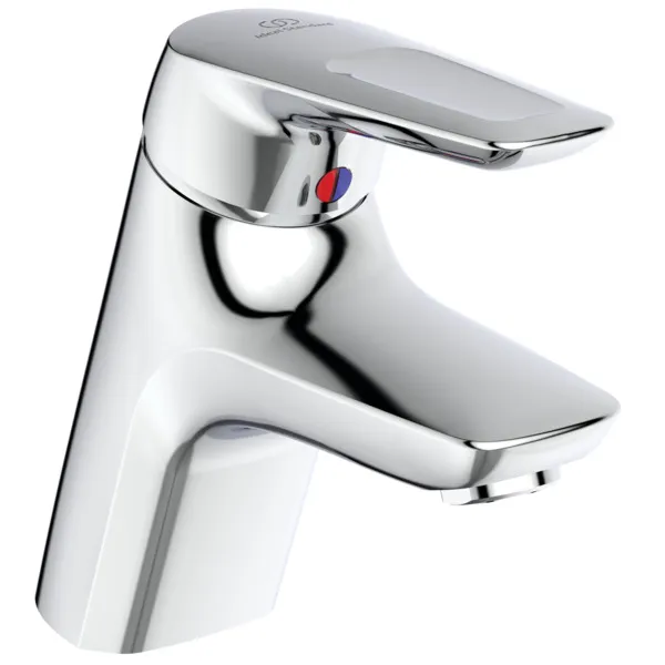 Waschtischarmatur Ceramix Blue, mit Ablaufgarnitur, Ausladung 135mm, Chrom Waschtischarmatur Ceramix Blue, mit Ablaufgarnitur, Ausladung 135mm, Chrom