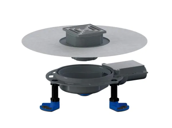 Bodenablauf DallDrain Pure Plan, DN 40, 100 x 100 mm