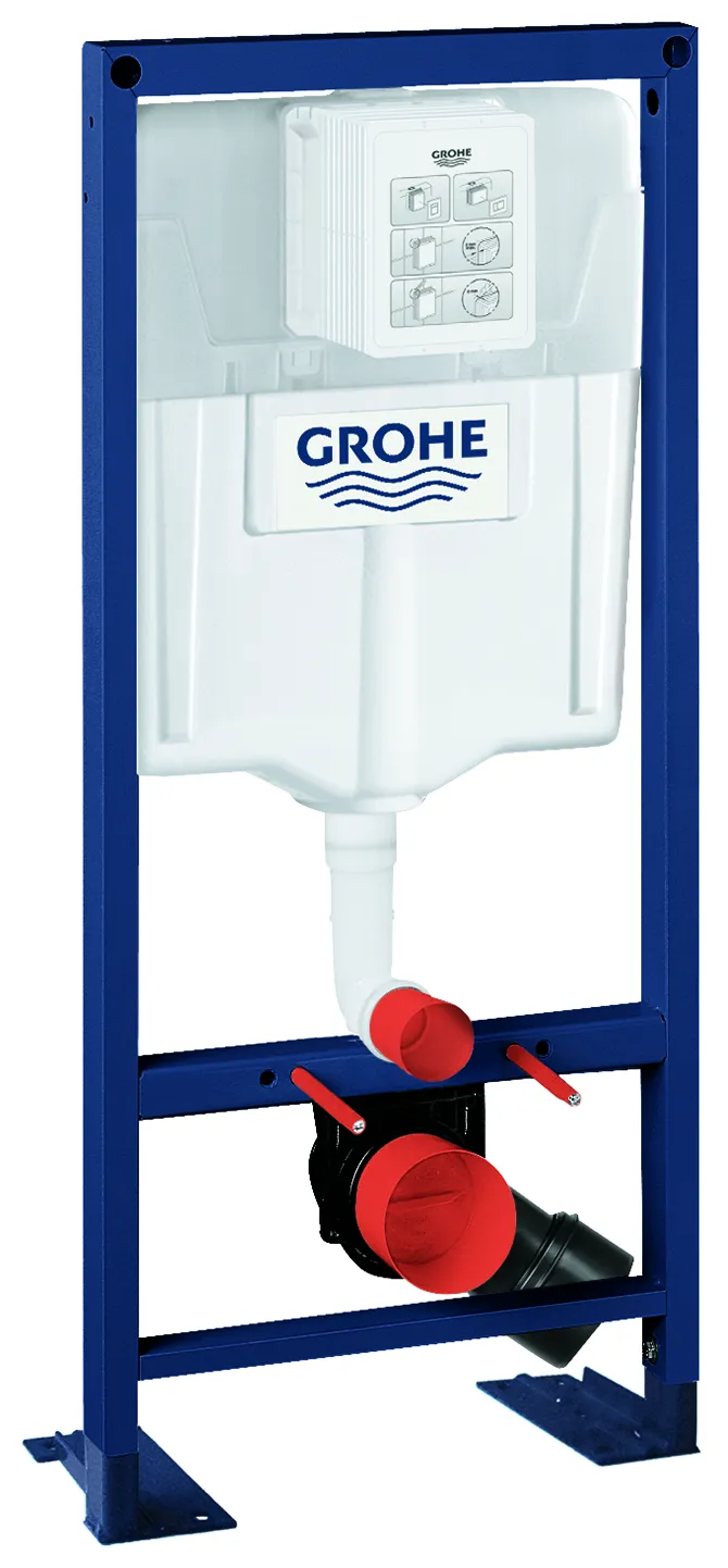 Grohe WC-Element Rapid SL, 1,13 m Bauhöhe, Spülkasten GD 2, 6-9 l, für freistehende, Vorwand- oder Ständerwandmontage