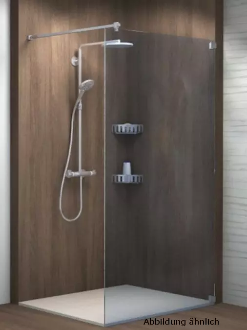 Sprinz Seitenwand Walk-In Freistehende Scheibe „Inloop“ inkl. Haltestange für #Türbreite#, B: 1000 mm H: 2100 mm T: 8 mm Sprinz Seitenwand Walk-In Freistehende Scheibe „Inloop“ inkl. Haltestange für #Türbreite#, B: 1000 mm H: 2100 mm T: 8 mm