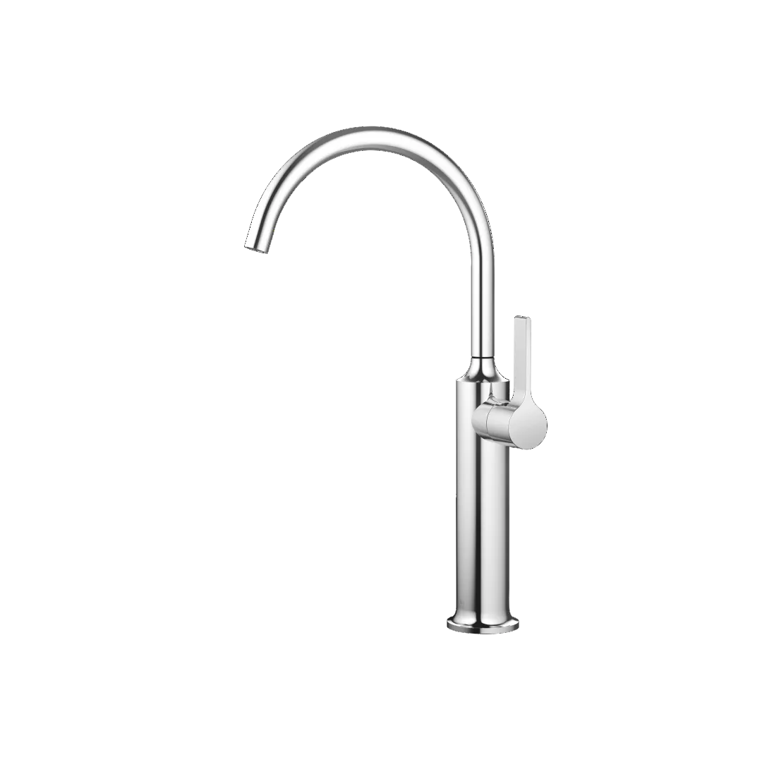 Dornbracht VAIA Waschtisch-Einhandbatterie mit erhöhtem Standfuß ohne Ablaufgarnitur - Chrom Dornbracht VAIA Waschtisch-Einhandbatterie mit erhöhtem Standfuß ohne Ablaufgarnitur - Chrom