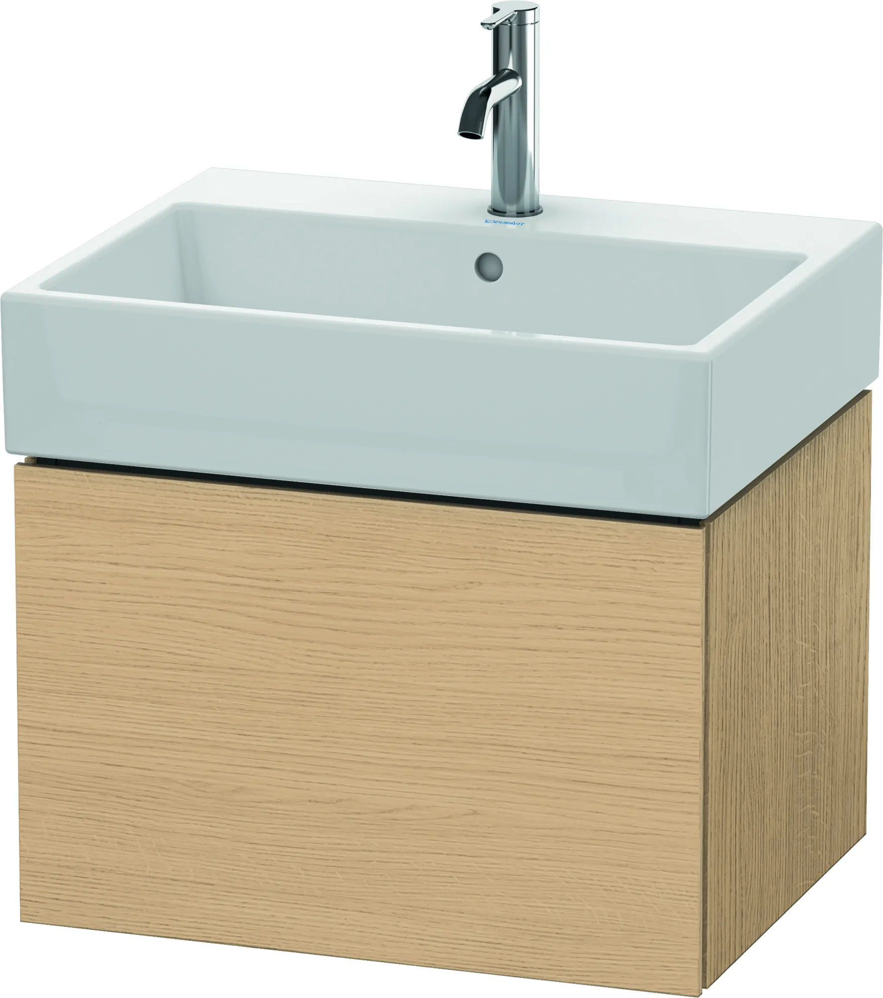 Duravit Waschtischunterschrank wandhängend „L-Cube“ 58,4 × 39,4 × 45,9 cm Eiche Natur Duravit Waschtischunterschrank wandhängend „L-Cube“ 58,4 × 39,4 × 45,9 cm Eiche Natur
