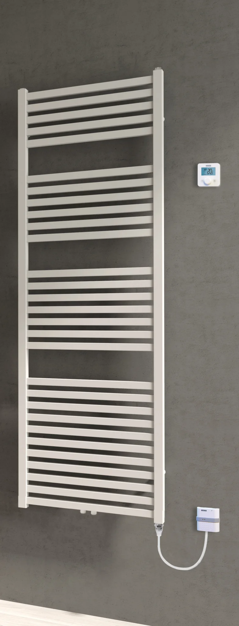 BEMM Design-Elektroheizkörper „Mido Q E“ 58 × 181,8 cm in Weiß (RAL 9016) BEMM Design-Elektroheizkörper „Mido Q E“ 58 × 181,8 cm in Weiß (RAL 9016)