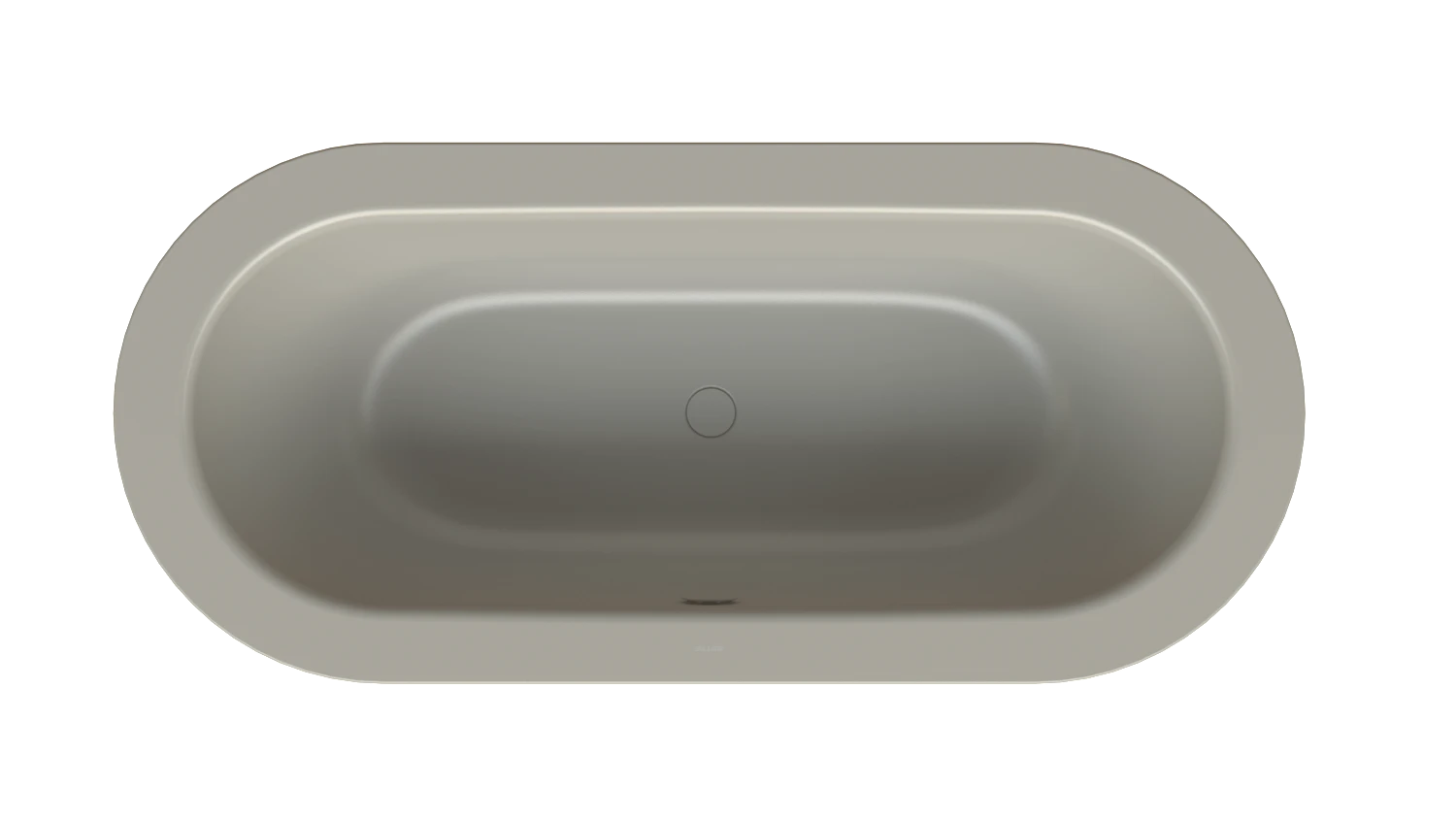 Bette Badewanne „BetteStarlet Oval Silhouette“ freistehend oval 165 × 75 cm in Stone