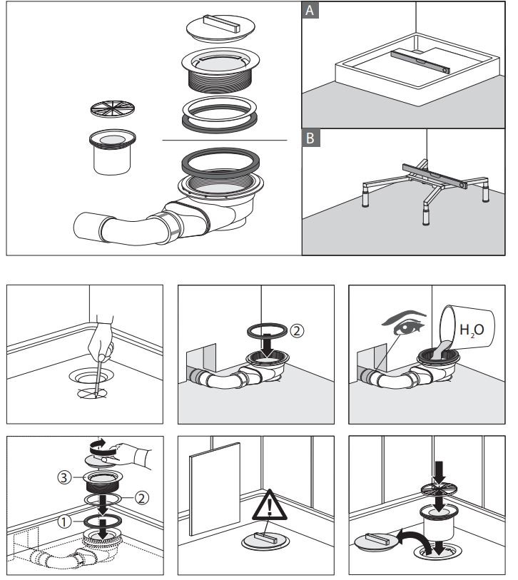 Villeroy & Boch Duschwanne inkl. Wannenträger und Ablaufgarnitur „Architectura MetalRim“ 140 × 90 cm Villeroy & Boch Duschwanne inkl. Wannenträger und Ablaufgarnitur „Architectura MetalRim“ 140 × 90 cm