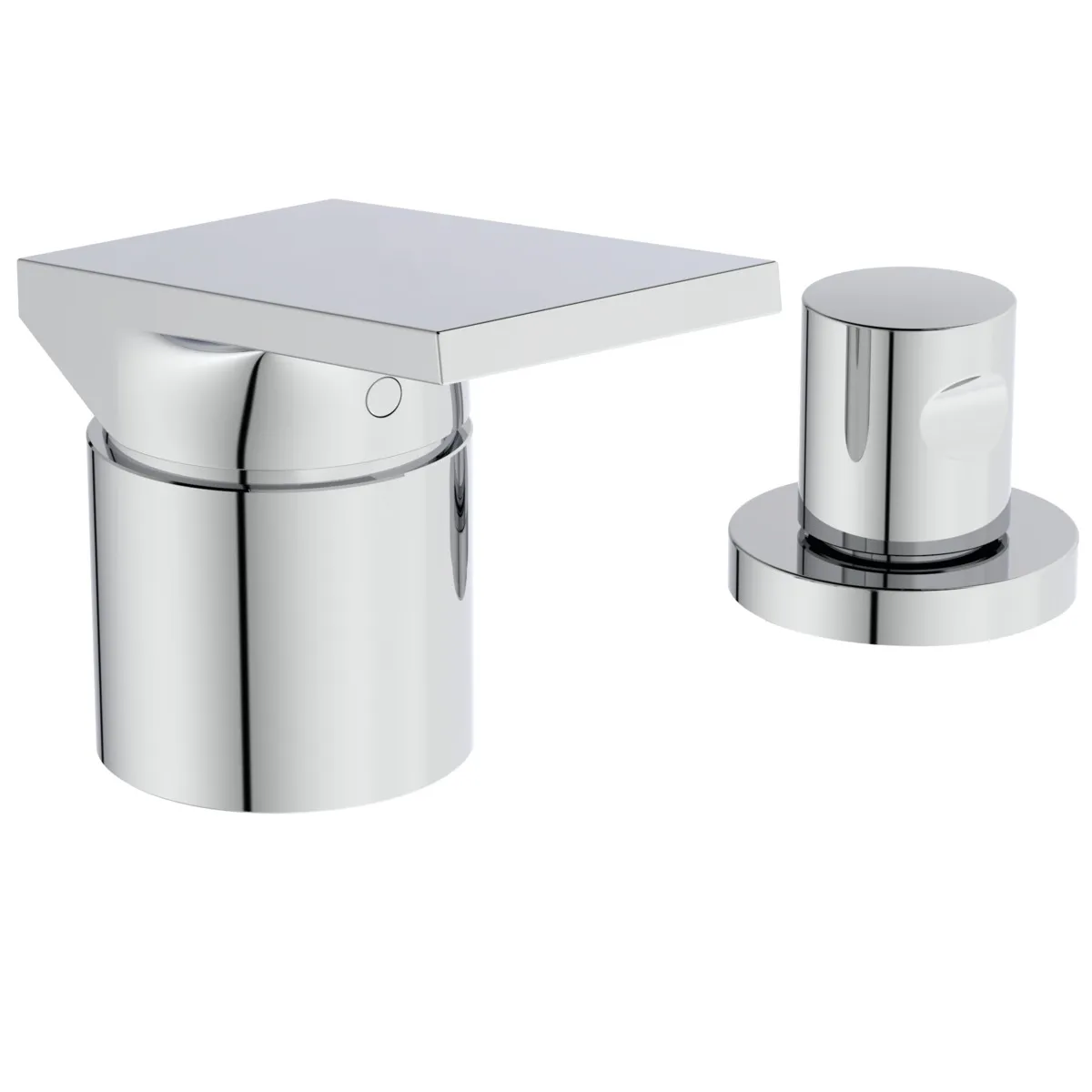 3-Loch-Badearmatur Extra mit Handbrause ohne Wanneneinlauf Brushed Gold 3-Loch-Badearmatur Extra mit Handbrause ohne Wanneneinlauf Brushed Gold