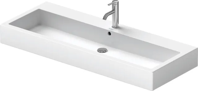 Wandwaschtisch „Vero“, mit Überlauf, Hahnlochposition mittig Wandwaschtisch „Vero“, mit Überlauf, Hahnlochposition mittig