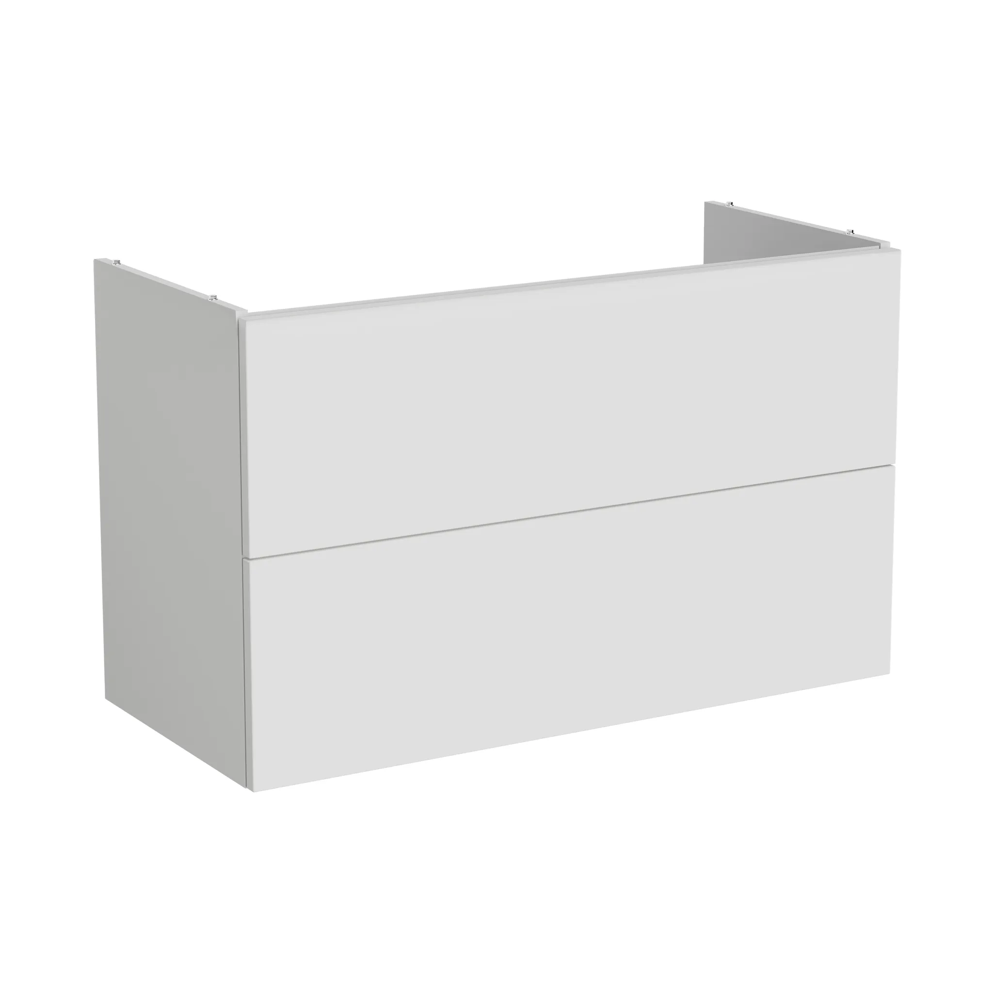 VitrA New Metropole Pure Waschtischunterschrank, 98 x 45 x 60 cm, 2 Vollauszüge, Hellgrau Matt VitrA New Metropole Pure Waschtischunterschrank, 98 x 45 x 60 cm, 2 Vollauszüge, Hellgrau Matt