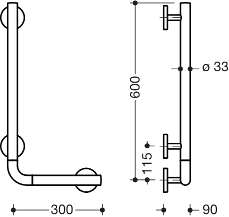 HEWI Haltegriff „System 800K“