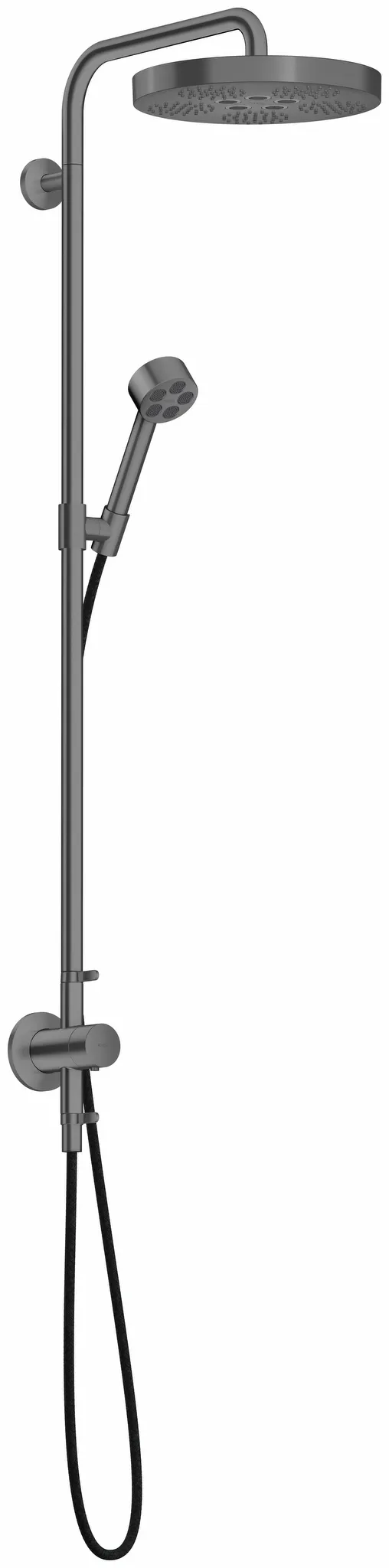 Hansgrohe AXOR One Showerpipe Unterputz mit Thermostat und Kopfbrause 280 1jet BBC, Brushed Black Chrome Hansgrohe AXOR One Showerpipe Unterputz mit Thermostat und Kopfbrause 280 1jet BBC, Brushed Black Chrome