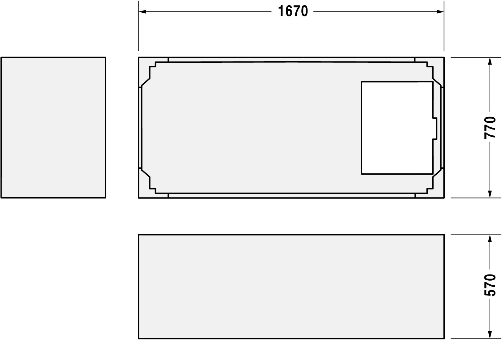 Badewannenträger für Starck 700336