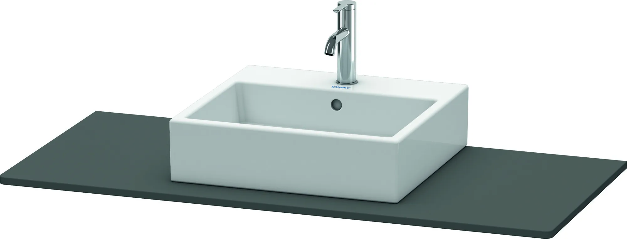 Duravit Konsole „XSquare“ in Graphit Matt