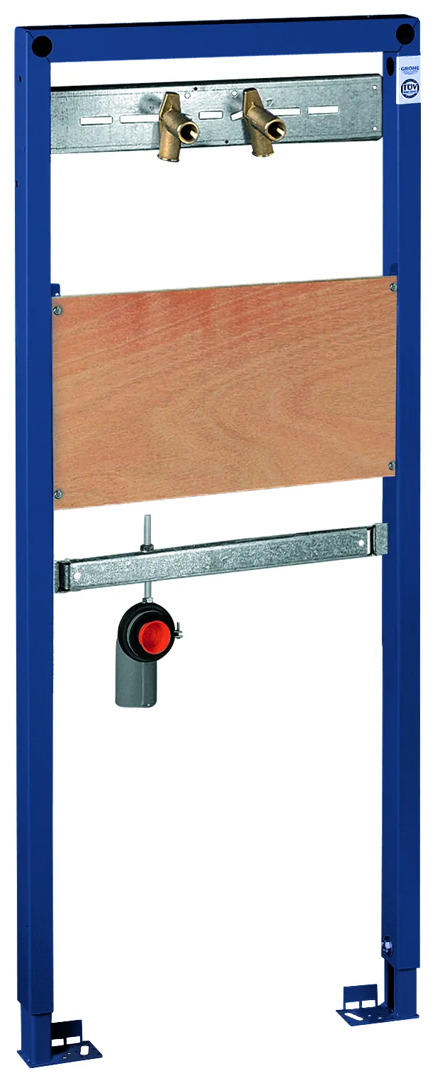 Ausguss-Element Rapid SL 38544, 1,30 m Bauhöhe, für Vorwand- oder Ständerwandmontage, 2 schallgedämmte Armaturenanschlüsse DN 15, HT-Ablaufbogen DN 50 Ausguss-Element Rapid SL 38544, 1,30 m Bauhöhe, für Vorwand- oder Ständerwandmontage, 2 schallgedämmte Armaturenanschlüsse DN 15, HT-Ablaufbogen DN 50