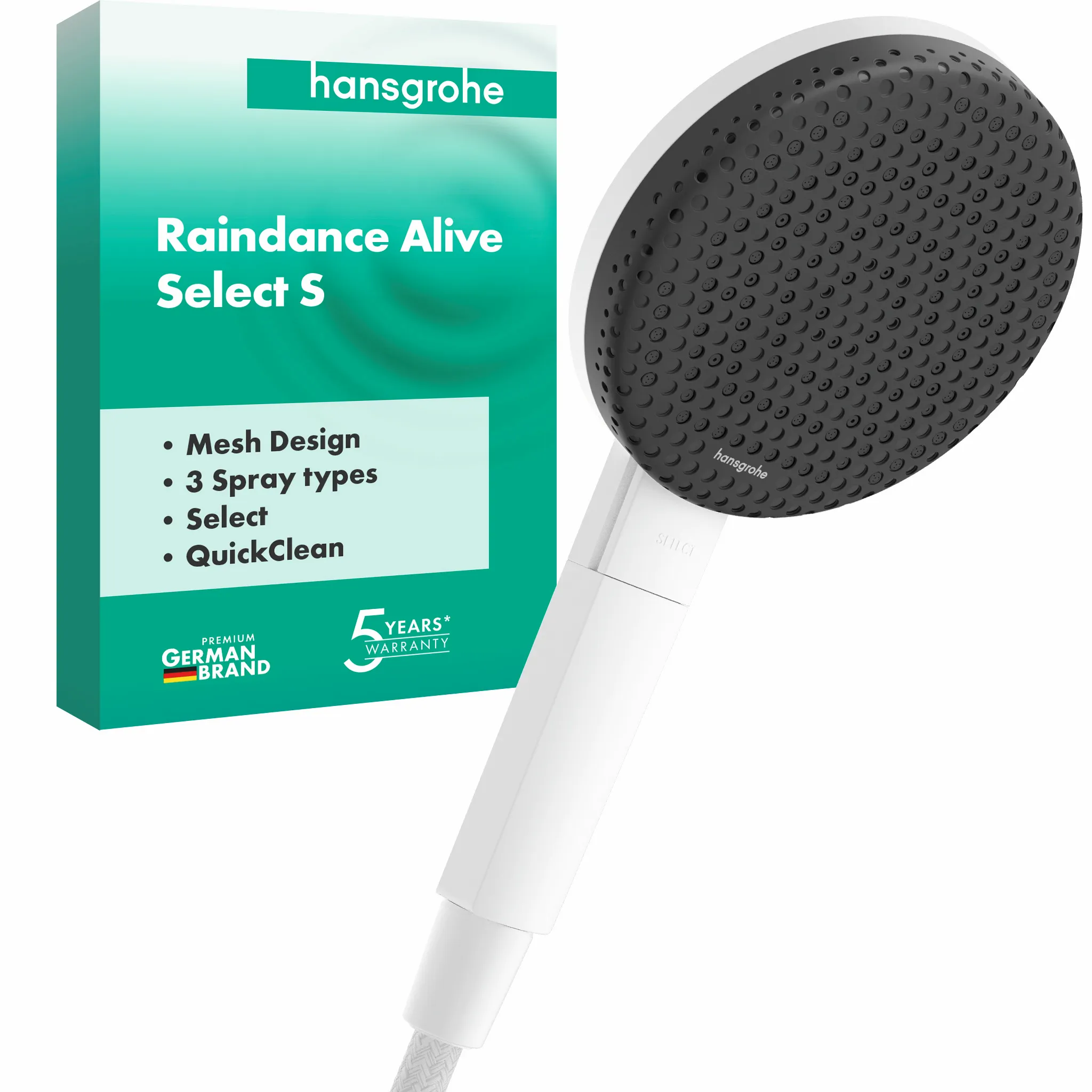 Hansgrohe Raindance Alive Select S Handbrause 125 3jet MW Hansgrohe Raindance Alive Select S Handbrause 125 3jet MW