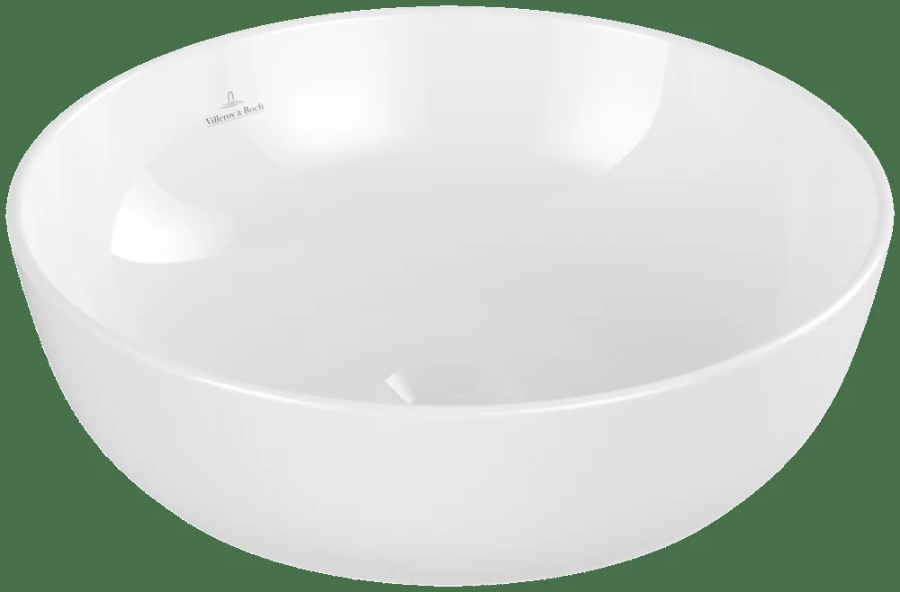 Villeroy & Boch Artis Aufsatzwaschbecken TitanCeram 430x430mm rund ohne Überlauf Weiß Alpin Villeroy & Boch Artis Aufsatzwaschbecken TitanCeram 430x430mm rund ohne Überlauf Weiß Alpin