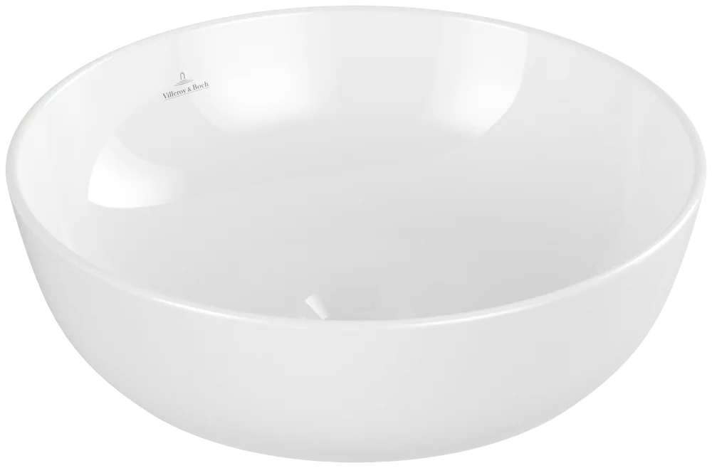 Villeroy & Boch Artis Aufsatzwaschbecken TitanCeram 430x430mm rund ohne Überlauf Weiß Alpin Villeroy & Boch Artis Aufsatzwaschbecken TitanCeram 430x430mm rund ohne Überlauf Weiß Alpin