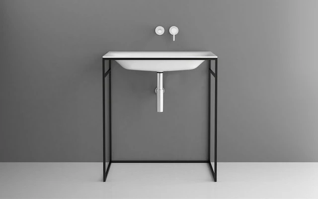 Freistehender Waschtisch „BetteLux Shape“ 60 × 49,5 × 12 cm in Weiß Freistehender Waschtisch „BetteLux Shape“ 60 × 49,5 × 12 cm in Weiß